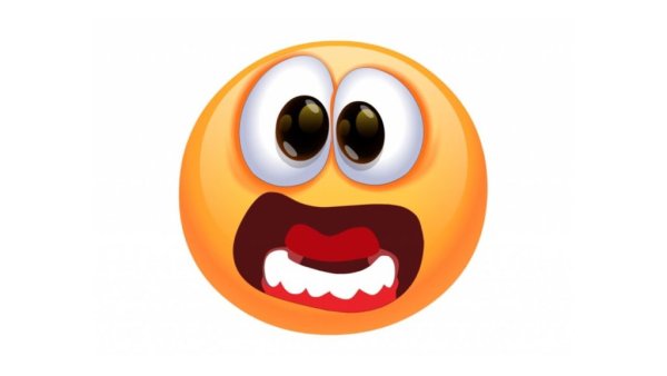 Удивленный смайлик