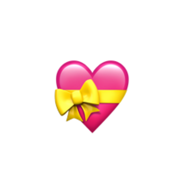 Смайлик сердечко с бантиком