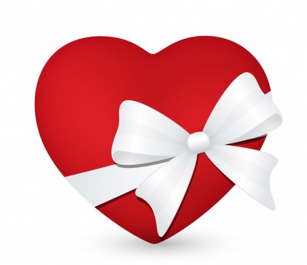 Сердечко с бантиком