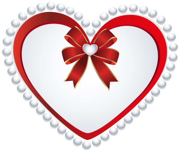 Сердечко с бантом