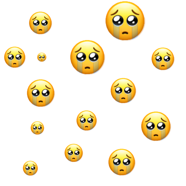 Грустный смайлик