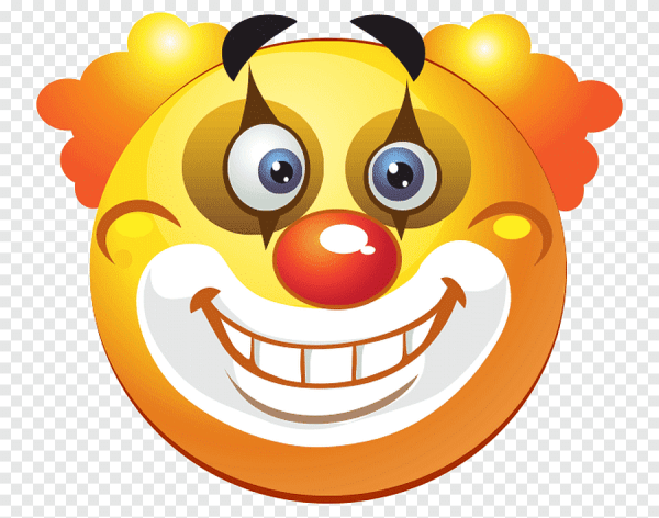 Смайлик клоуна