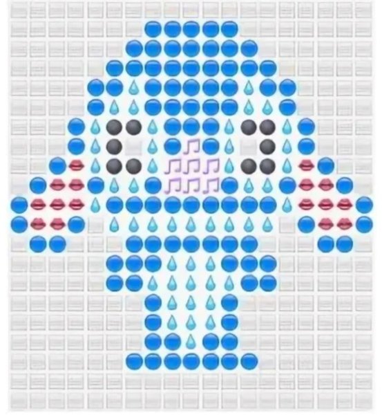 Схемы для бисероплетения смайлик