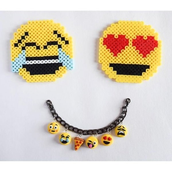 Объемный смайлик из бисера