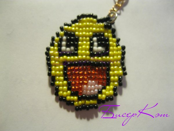 Смайл из бисера