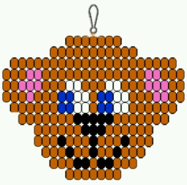 Брелки из бисера параллельным плетением