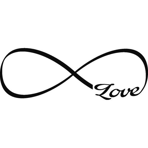 Значок бесконечности с прозрачным фоном