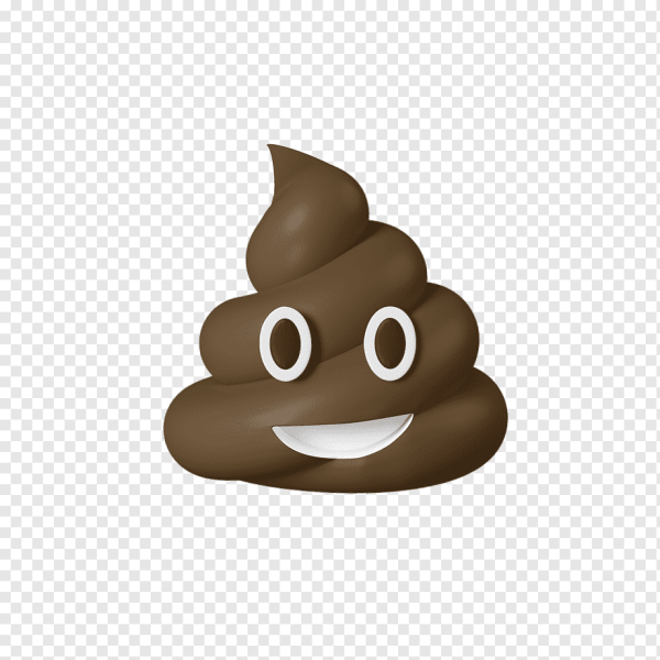 Смайлик какашки значок