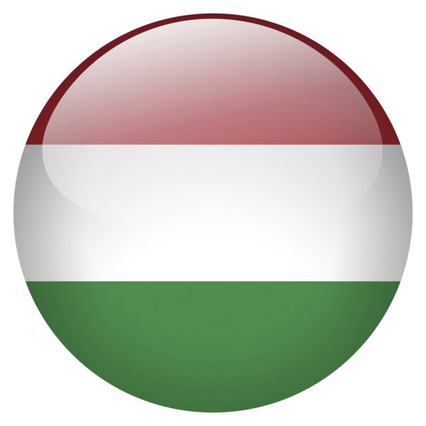 Флаг Венгрии круглый