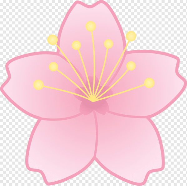 Цветы мультяшные