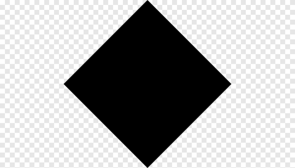 Белый ромб на черном фоне