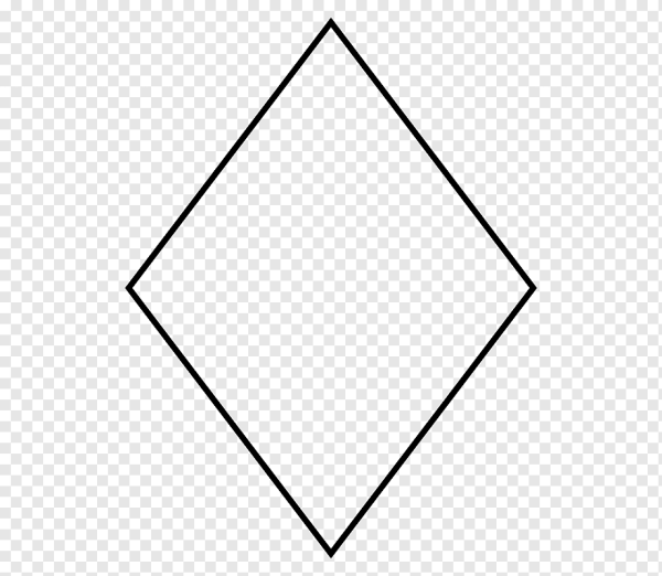 Прозрачные ромбы