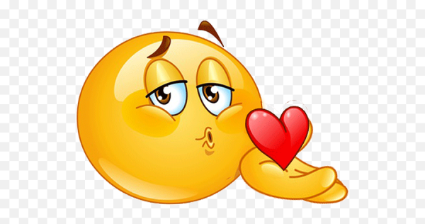 Воздушный поцелуй смайлик