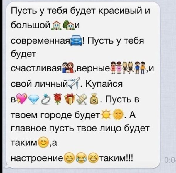 Поздравления с днём рождения со смайликоми