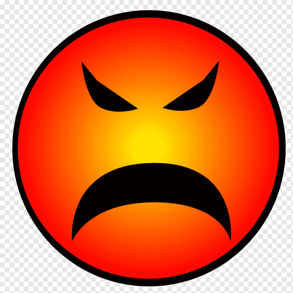 Очень злой смайлик