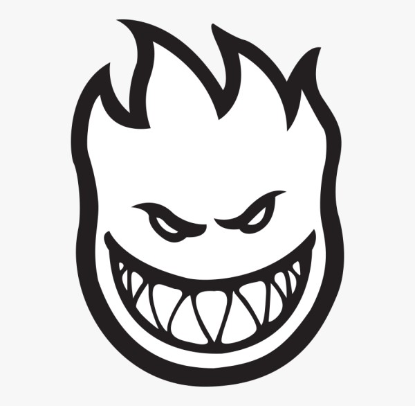 Наклейка злой Смайл