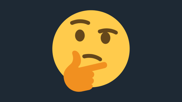 Размышляющий смайлик