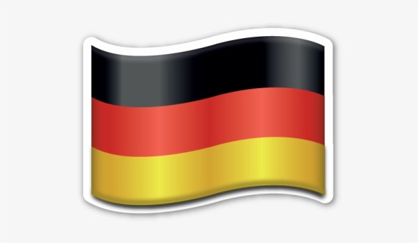 Флаг Германии смайлик