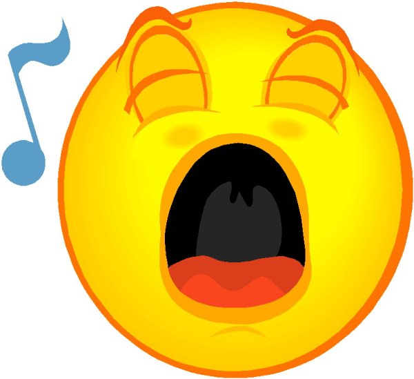Поющий смайлик