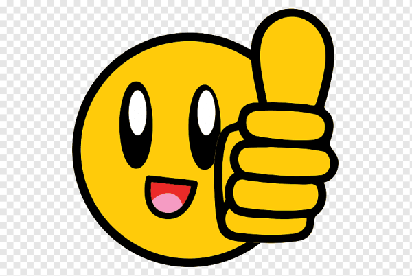 Смайлик с большим пальцем