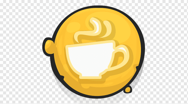 Смайл улыбающееся кофе пиктограмма