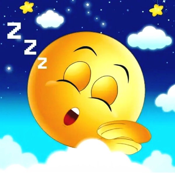 Смайлик спит