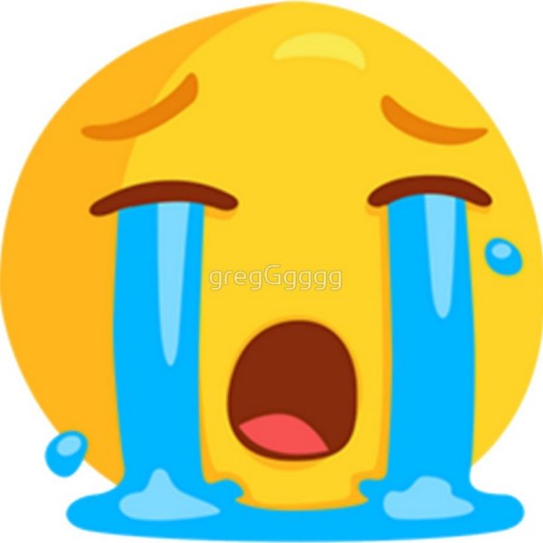 Смайлик смеется и плачет