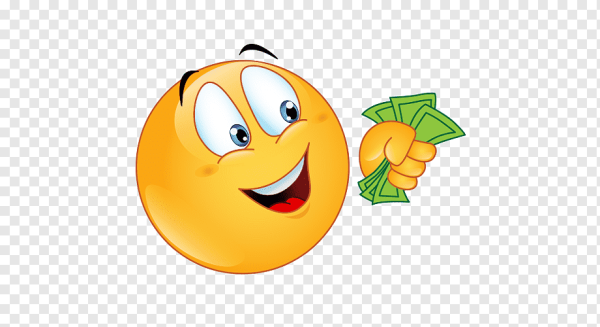 Смайлик держит