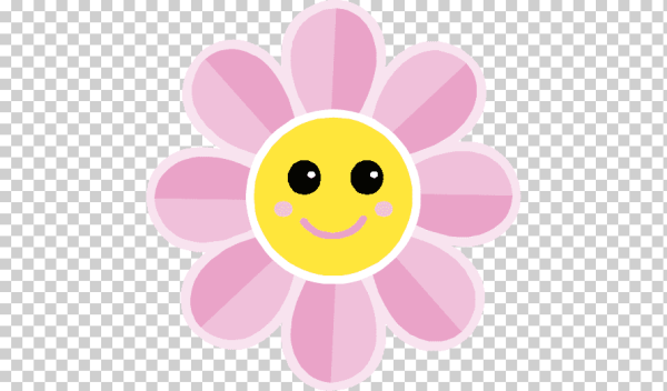 Цветочки с мордашками