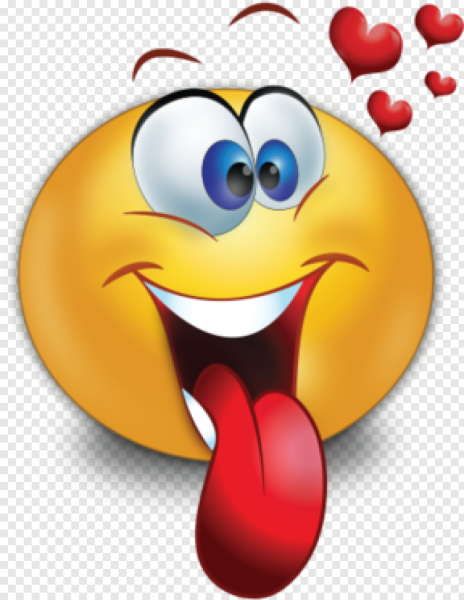 Смайлик облизывается