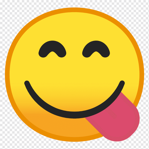 Смайлик облизывается