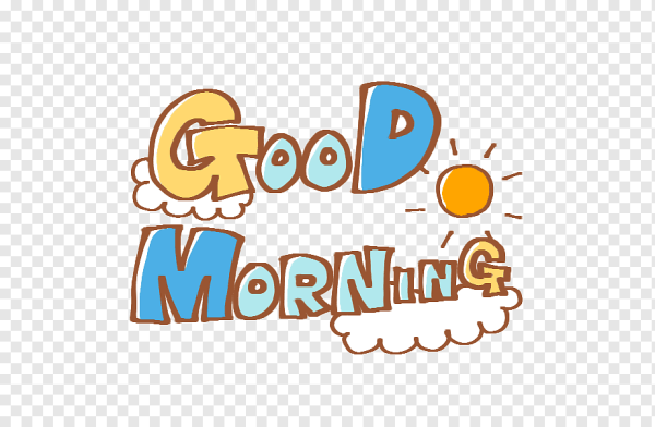 Стикер good morning