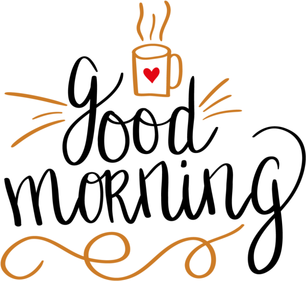 Good morning надпись