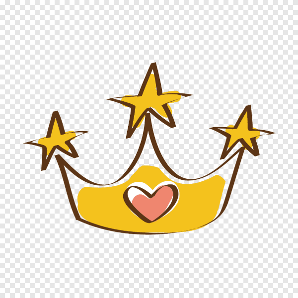 Корона стикер на прозрачном фоне