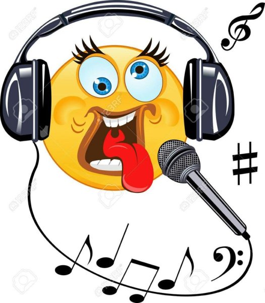 Поющий смайлик