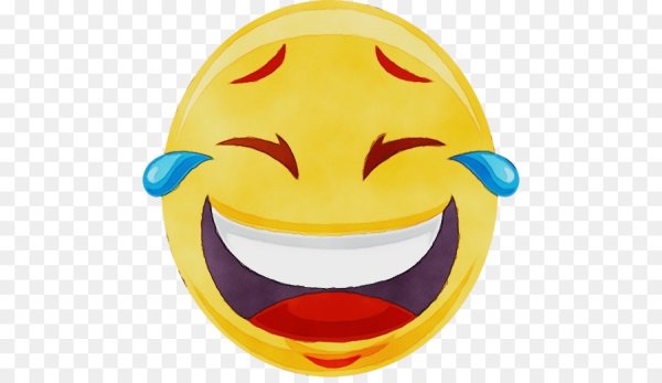 Смеющийся смайлик на прозрачном фоне