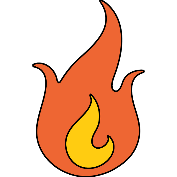 ЭМОДЖИ огонек