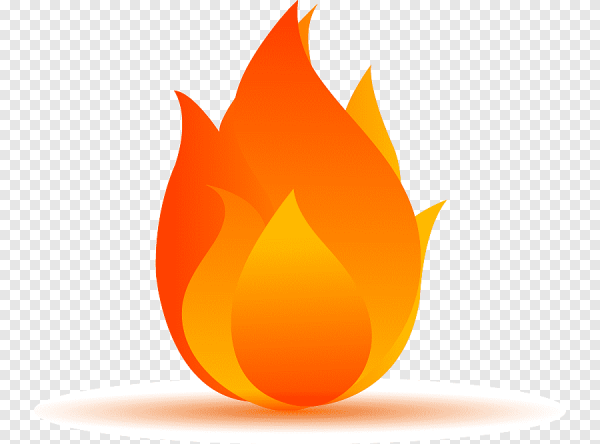 Смайлик огонь