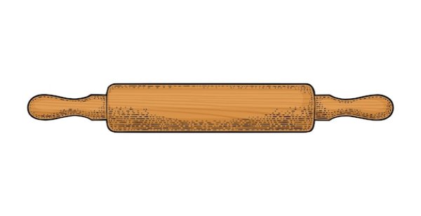 Скалка клипарт на прозрачном фоне