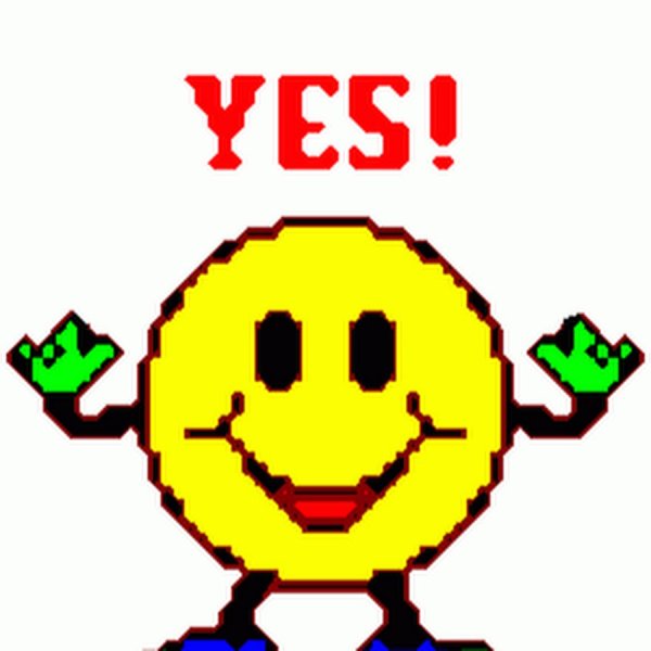 Смайлик со словом да