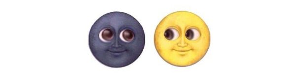 ЭМОДЖИ Луна с косоглазием