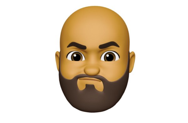 Эмодзи лысый человек