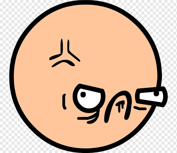 Недовольный смайлик