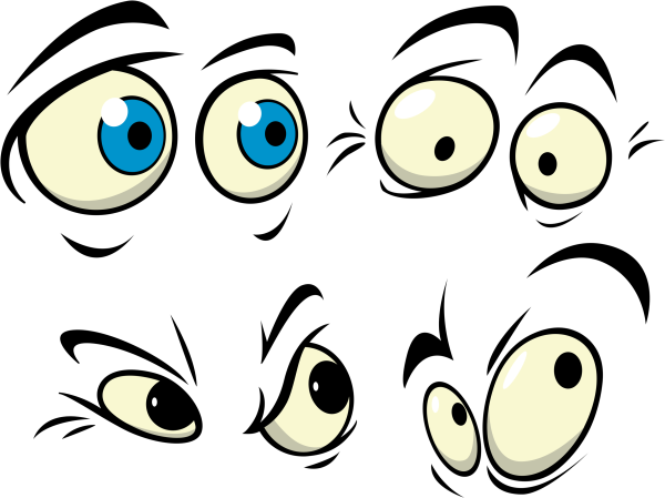Мультяшные глаза эмоции