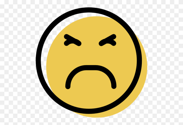 Пиктограмма грустный смайлик
