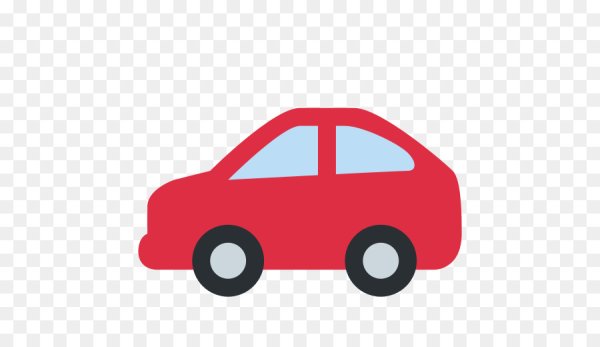 ЭМОДЖИ красная машина