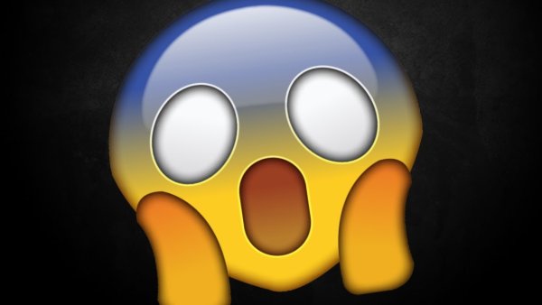 Удивленный смайлик ВК