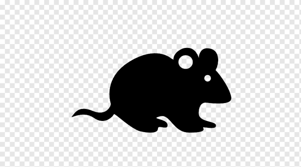 Мышь силуэт