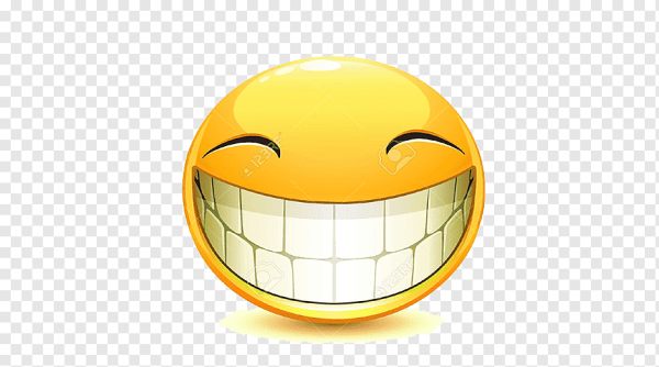 Смайлик с широкой улыбкой