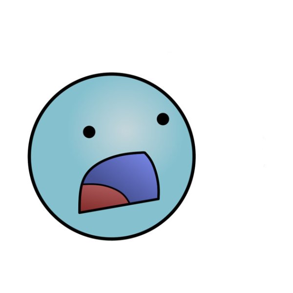 Синий смайлик с Твича